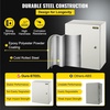 image:imageVEVOR NEMA Steel Enclosure 20 x 12 x 10 NEMA 4X Steel Electrical Box IP66 Waterproof amp Dustproof OutdoorIndoor Electrical Junction Box with Mounting Plate20 x 16 x 8