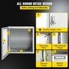 image:imageVEVOR NEMA Steel Enclosure 20 x 12 x 10 NEMA 4X Steel Electrical Box IP66 Waterproof amp Dustproof OutdoorIndoor Electrical Junction Box with Mounting Plate16 x 16 x 8