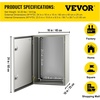 image:imageVEVOR NEMA Steel Enclosure 20 x 12 x 10 NEMA 4X Steel Electrical Box IP66 Waterproof amp Dustproof OutdoorIndoor Electrical Junction Box with Mounting Plate24 x 16 x 10