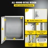 image:imageVEVOR NEMA Steel Enclosure 20 x 12 x 10 NEMA 4X Steel Electrical Box IP66 Waterproof amp Dustproof OutdoorIndoor Electrical Junction Box with Mounting Plate20 x 16 x 8