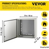 image:imageVEVOR NEMA Steel Enclosure 20 x 12 x 10 NEMA 4X Steel Electrical Box IP66 Waterproof amp Dustproof OutdoorIndoor Electrical Junction Box with Mounting Plate24 x 24 x 12