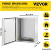 image:imageVEVOR NEMA Steel Enclosure 20 x 12 x 10 NEMA 4X Steel Electrical Box IP66 Waterproof amp Dustproof OutdoorIndoor Electrical Junction Box with Mounting Plate20 x 16 x 10