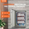 image:imageVEVOR NEMA Steel Enclosure 20 x 12 x 10 NEMA 4X Steel Electrical Box IP66 Waterproof amp Dustproof OutdoorIndoor Electrical Junction Box with Mounting Plate28 x 20 x 10