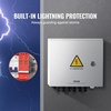 image:imageVEVOR PV Combiner Box 4 String Metal Solar Combiner Box with 15A Rated Current Fuse 63A Circuit Breaker Lightning Arrester Steel Case for OnOff Grid Solar Panel System IP65Metal