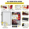 image:imageVEVOR PV Combiner Box 4 String Metal Solar Combiner Box with 15A Rated Current Fuse 63A Circuit Breaker Lightning Arrester Steel Case for OnOff Grid Solar Panel System IP65ABS Plastic