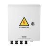 image:imageVEVOR PV Combiner Box 4 String Metal Solar Combiner Box with 15A Rated Current Fuse 63A Circuit Breaker Lightning Arrester Steel Case for OnOff Grid Solar Panel System IP65Metal