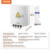 image:imageVEVOR PV Combiner Box 4 String Metal Solar Combiner Box with 15A Rated Current Fuse 63A Circuit Breaker Lightning Arrester Steel Case for OnOff Grid Solar Panel System IP65Metal