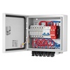 image:imageVEVOR PV Combiner Box 4 String Metal Solar Combiner Box with 15A Rated Current Fuse 63A Circuit Breaker Lightning Arrester Steel Case for OnOff Grid Solar Panel System IP65Metal