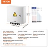 image:imageVEVOR PV Combiner Box 4 String Metal Solar Combiner Box with 15A Rated Current Fuse 63A Circuit Breaker Lightning Arrester Steel Case for OnOff Grid Solar Panel System IP65Metal