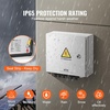 image:imageVEVOR PV Combiner Box 4 String Metal Solar Combiner Box with 15A Rated Current Fuse 63A Circuit Breaker Lightning Arrester Steel Case for OnOff Grid Solar Panel System IP65Metal