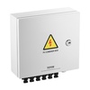 image:imageVEVOR PV Combiner Box 4 String Metal Solar Combiner Box with 15A Rated Current Fuse 63A Circuit Breaker Lightning Arrester Steel Case for OnOff Grid Solar Panel System IP65Metal