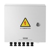 image:imageVEVOR PV Combiner Box 4 String Metal Solar Combiner Box with 15A Rated Current Fuse 63A Circuit Breaker Lightning Arrester Steel Case for OnOff Grid Solar Panel System IP65Metal