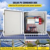 image:imageVEVOR PV Combiner Box 4 String Metal Solar Combiner Box with 15A Rated Current Fuse 63A Circuit Breaker Lightning Arrester Steel Case for OnOff Grid Solar Panel System IP65ABS Plastic