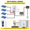 image:imageVEVOR PV Combiner Box 4 String Metal Solar Combiner Box with 15A Rated Current Fuse 63A Circuit Breaker Lightning Arrester Steel Case for OnOff Grid Solar Panel System IP65ABS Plastic
