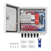 image:imageVEVOR PV Combiner Box 4 String Metal Solar Combiner Box with 15A Rated Current Fuse 63A Circuit Breaker Lightning Arrester Steel Case for OnOff Grid Solar Panel System IP65Metal