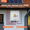 image:imageVEVOR PV Combiner Box 4 String Metal Solar Combiner Box with 15A Rated Current Fuse 63A Circuit Breaker Lightning Arrester Steel Case for OnOff Grid Solar Panel System IP65Metal