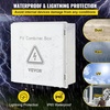 image:imageVEVOR PV Combiner Box 4 String Metal Solar Combiner Box with 15A Rated Current Fuse 63A Circuit Breaker Lightning Arrester Steel Case for OnOff Grid Solar Panel System IP65ABS Plastic