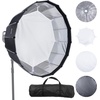 image:imageVEVOR Parabolic Softbox 33 in  850 mm Quick Release and Quick Fold Lightweight and Portable Universal Bowens Mount 4 Lighting Effects Fits for Professionoal Photography Daily FilmingParabolic Softbox