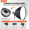 image:imageVEVOR Parabolic Softbox 33 in  850 mm Quick Release and Quick Fold Lightweight and Portable Universal Bowens Mount 4 Lighting Effects Fits for Professionoal Photography Daily FilmingParabolic Softbox
