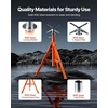 image:imageVEVOR Pipe Stand 2500LBS Heavy Duty Pipe Stands 27252 Height Adjustable V Head Pipe Stand 45 Steel Folding Portable Stand for 12 in to 12 in Pipes Supporting