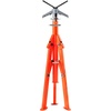 image:imageVEVOR Pipe Stand 2500LBS Heavy Duty Pipe Stands 27252 Height Adjustable V Head Pipe Stand 45 Steel Folding Portable Stand for 12 in to 12 in Pipes Supporting