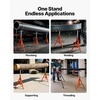 image:imageVEVOR Pipe Stand 2500LBS Heavy Duty Pipe Stands 27252 Height Adjustable V Head Pipe Stand 45 Steel Folding Portable Stand for 12 in to 12 in Pipes Supporting