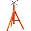 image:imageVEVOR Pipe Stand 2500LBS Heavy Duty Pipe Stands 27252 Height Adjustable V Head Pipe Stand 45 Steel Folding Portable Stand for 12 in to 12 in Pipes Supporting