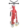 image:imageVEVOR Pipe Stand with Casters V Head Pipe Stand with Adjustable Height 331563 Inch 2500LBS Load Capacity Folding Portable Pipe Stands for 18 to 12 Inch Pipe Supporting