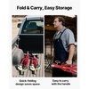 image:imageVEVOR Pipe Stand with Casters V Head Pipe Stand with Adjustable Height 331563 Inch 2500LBS Load Capacity Folding Portable Pipe Stands for 18 to 12 Inch Pipe Supporting
