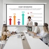 image:imageVEVOR Projector Screen 100 inch Manual Pull Down Projector Screen 169 4K 1080 HD Projector Screen AutoLocking Portable Projection Screen Projector Screen for Family Home Office TheaterTLES100