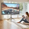 image:imageVEVOR Projector Screen with Stand 60 Inch 160 Wide Angle Indoor Outdoor Projection Screen 169 4K HD Wrinkleless Portable Tripod Screens with Carry Bag for Movie Home Theater Office PresentationTS80H