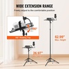 image:imageVEVOR Projector Stand Laptop Stand Tripod Adjustable Height 2697 to 63 in Portable Projector Tripod with Tray amp Gooseneck Phone Holder for Outdoor Movies Home Office Stage or StudioTripod without Wheels