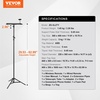 image:imageVEVOR Projector Stand Laptop Stand Tripod Adjustable Height 2697 to 63 in Portable Projector Tripod with Tray amp Gooseneck Phone Holder for Outdoor Movies Home Office Stage or StudioTripod without Wheels