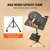 image:imageVEVOR Projector Stand Laptop Stand Tripod Adjustable Height 2697 to 63 in Portable Projector Tripod with Tray amp Gooseneck Phone Holder for Outdoor Movies Home Office Stage or StudioTripod with Wheels