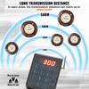 image:imageVEVOR Restaurant Pager SystemTouch Screen Keyboad Wireless Long Range Lineup Waiting Queue Signal Guest Customer Calling Beepers with Vibration amp Flashing 20 BuzzersTouch screens