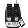 image:imageVEVOR Restaurant Pager SystemTouch Screen Keyboad Wireless Long Range Lineup Waiting Queue Signal Guest Customer Calling Beepers with Vibration amp Flashing 20 BuzzersMechanical buttons