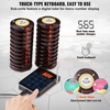 image:imageVEVOR Restaurant Pager SystemTouch Screen Keyboad Wireless Long Range Lineup Waiting Queue Signal Guest Customer Calling Beepers with Vibration amp Flashing 20 BuzzersTouch screens
