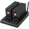 image:imageVEVOR Restaurant Pager SystemTouch Screen Keyboad Wireless Long Range Lineup Waiting Queue Signal Guest Customer Calling Beepers with Vibration amp Flashing 20 BuzzersTouch screens