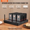 image:imageVEVOR Restaurant Pager SystemTouch Screen Keyboad Wireless Long Range Lineup Waiting Queue Signal Guest Customer Calling Beepers with Vibration amp Flashing 20 BuzzersTouch screens