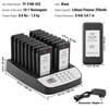 image:imageVEVOR Restaurant Pager SystemTouch Screen Keyboad Wireless Long Range Lineup Waiting Queue Signal Guest Customer Calling Beepers with Vibration amp Flashing 20 BuzzersMechanical buttons
