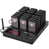 image:imageVEVOR Restaurant Pager SystemTouch Screen Keyboad Wireless Long Range Lineup Waiting Queue Signal Guest Customer Calling Beepers with Vibration amp Flashing 20 BuzzersTouch screens