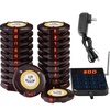 image:imageVEVOR Restaurant Pager SystemTouch Screen Keyboad Wireless Long Range Lineup Waiting Queue Signal Guest Customer Calling Beepers with Vibration amp Flashing 20 BuzzersTouch screens