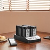 image:imageVEVOR Restaurant Pager SystemTouch Screen Keyboad Wireless Long Range Lineup Waiting Queue Signal Guest Customer Calling Beepers with Vibration amp Flashing 20 BuzzersMechanical buttons