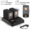 image:imageVEVOR Restaurant Pager SystemTouch Screen Keyboad Wireless Long Range Lineup Waiting Queue Signal Guest Customer Calling Beepers with Vibration amp Flashing 20 BuzzersTouch screens