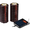 image:imageVEVOR Restaurant Pager SystemTouch Screen Keyboad Wireless Long Range Lineup Waiting Queue Signal Guest Customer Calling Beepers with Vibration amp Flashing 20 BuzzersTouch screens