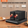 image:imageVEVOR Restaurant Pager SystemTouch Screen Keyboad Wireless Long Range Lineup Waiting Queue Signal Guest Customer Calling Beepers with Vibration amp Flashing 20 BuzzersTouch screens
