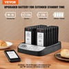 image:imageVEVOR Restaurant Pager SystemTouch Screen Keyboad Wireless Long Range Lineup Waiting Queue Signal Guest Customer Calling Beepers with Vibration amp Flashing 20 BuzzersMechanical buttons