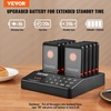 image:imageVEVOR Restaurant Pager SystemTouch Screen Keyboad Wireless Long Range Lineup Waiting Queue Signal Guest Customer Calling Beepers with Vibration amp Flashing 20 BuzzersTouch screens