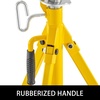 image:imageVEVOR Roller Pipe Stand for 18 in 12 in Pipes 2500LBS Load Capacity Pipe Stand with Adjustable Height 32  55 Folding Portable Supporting Stand with Roller Head