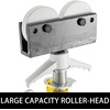 image:imageVEVOR Roller Pipe Stand for 18 in 12 in Pipes 2500LBS Load Capacity Pipe Stand with Adjustable Height 32  55 Folding Portable Supporting Stand with Roller Head